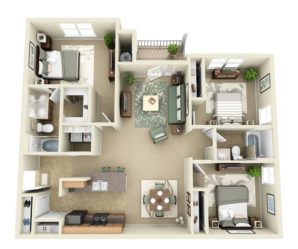 Hawthorn floor plan